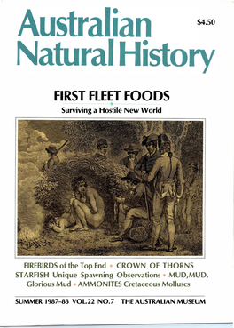 FIRST FLEET FOODS Surviving a Hostile New World