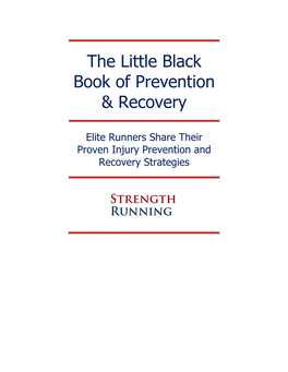 The Little Black Book of Prevention & Recovery