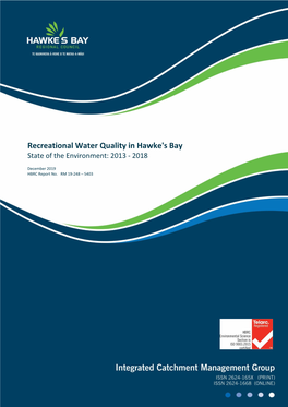 Recreational Water Quality in Hawkes