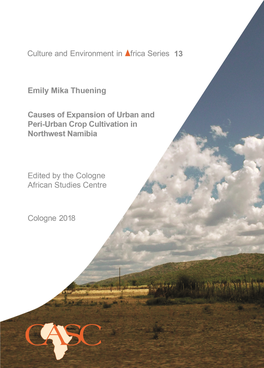 Emily Mika Thuening Causes of Expansion of Urban and Peri-Urban