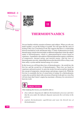 11 Thermodynamics