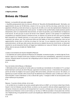 Bréves De L'ouest