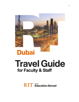 Dubai Travel Handbook