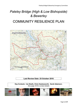 Community Resilience Plan