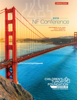 NF Conference SEPTEMBER 21-24, 2019 HYATT REGENCY SAN FRANCISCO, CA