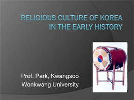 Early History and Thought of Korea