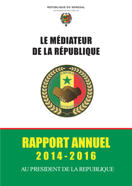 Rapport Annuel 2014-2016 Au President De La Republique