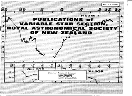 T 4 PUBLICATIONS of VARIABLE STAR SECTI ROYAL