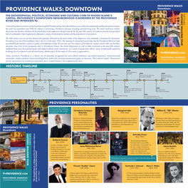 Providence Walks: Downtown