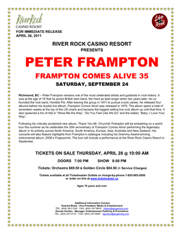 Peter Frampton Frampton Comes Alive 35