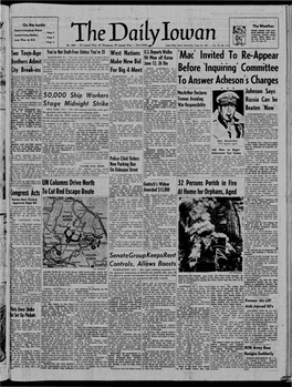 Daily Iowan (Iowa City, Iowa), 1951-06-16