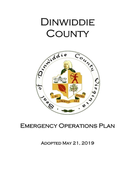 Dinwiddie County Damage Assessment Telephone Report 1