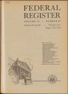 Federal Register Volume 31 • Number 97