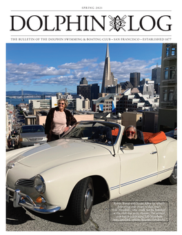 Robin Rome and Susan Allen (At Wheel) Delivering Crab Treats to This Year’S Life Members, Who Could Not Be Honored at the Club Due to Its Closure