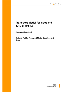 Tmfs12 Public Transport Model Development