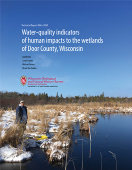 Water-Quality Indicators of Human Impacts to the Wetlands of Door County, Wisconsin