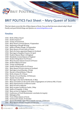 Mary Queen of Scots