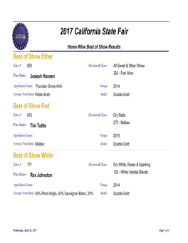 2017 California State Fair