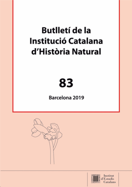 Butlletí 83 (2019)