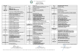 University Calendar Academic Year 2015-2016