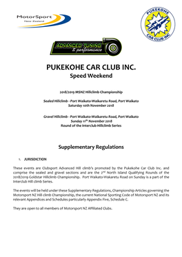 Pukekohe Car Club Inc