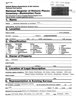 National Register of Historic Places Inventory Nomination Form