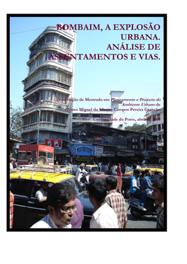Bombaim, a Explosão Urbana. Análise De Assentamentos E Vias