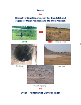 Drought Mitigation Strategy for Bundelkhand Region of Uttar Pradesh and Madhya Pradesh