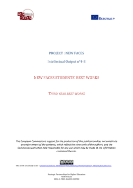 Newfacesstudents'best Works