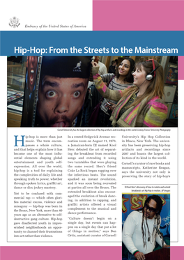 Hip Hop: from the Street to the Mainstream English