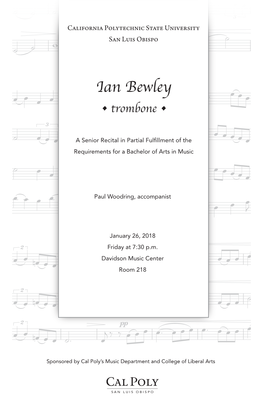 Ian Bewley • Trombone •