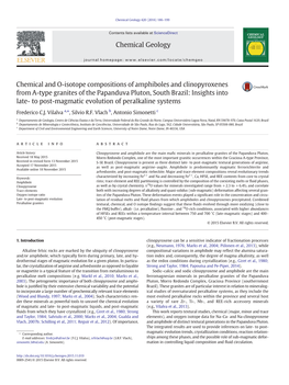 Chemical and O-Isotope Compositions Of