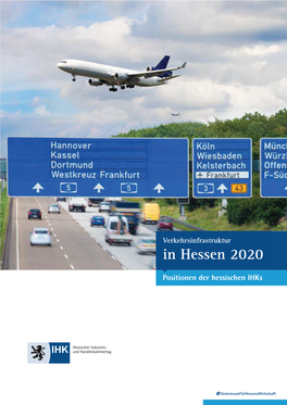 Broschüre Verkehrsinfrastruktur Für Hessen