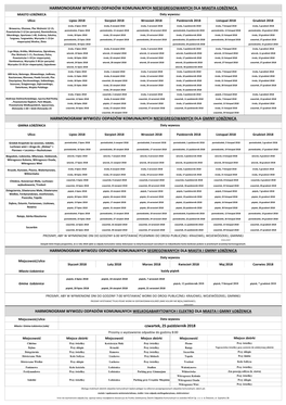 Harmonogram Wywozu Odpadów Komunalnych