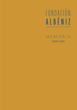 Fundación Albéniz