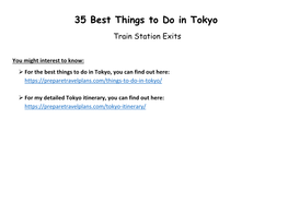 35 Best Things to Do in Tokyo