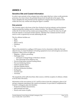 Marine Oil Spill Contingency Plan Page 1 of 172 Issue 3 October 2020 - Doc# 1099113 Annex 4