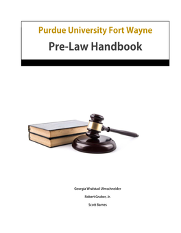 Pre-Law Handbook