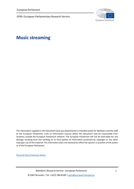 Music Streaming