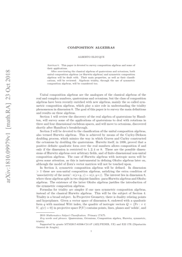 Composition Algebras