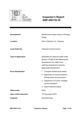 Report Template Normal Planning Appeal