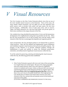 V Visual Resources