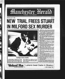 New Trial Frees Stuart in Milford Sex Murder