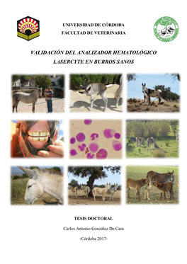 Validación Del Analizador Hematológico Lasercyte En Burros Sanos