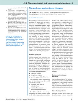 The Real Connective Tissue Diseases 16 Corrao S, Salli L, Arnone S, Scaglione L, Et Al