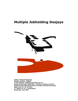 Multiple Jobholding Deejays