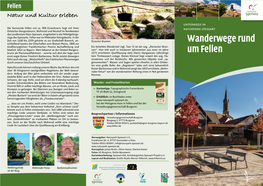 Wanderwege-Flyer Fellen