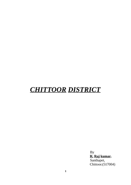 Chittoor District