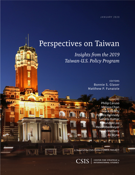 Perspectives on Taiwan: Insights from the 2019 Taiwan-US Policy