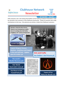 Clubhouse Network Newsletter Issue